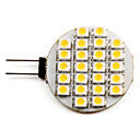 g4 1s 24x3528smd 50lm 2700K blanc chaud ampoule spot LED  12V 