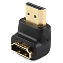 v1.3 90 ° HDMI femelle vers adaptateur male