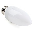 e27 1W 150lm 2800-3500k chaude ampoule blanche bougie led  220-240v 