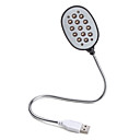 usb 13-led souple noir