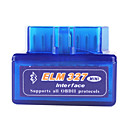 Super Mini Bluetooth ELM327 OBD2 V1.5 Interface Tool Diagnostic Automobile - Bleu