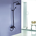 huile mur bronze monte cascade pluie  robinet de douche de poche