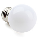 ampoule Globe LED Lumiere Blanche Chaude  E27 - 1 W - 12 x 3528 SMD - 30 LM - 2700 K - 220 240 V 