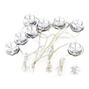 8 pcs bleu les automobiles ont conduit decoratives