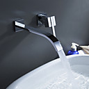 Mitigeur de Lavabo LED Campouleurs Variables Style Moderne Fixation Murale - Sprinkle par Lightinthebox