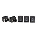 controle de la puissance voiture electrique interrupteurs marche  arret bascule 6 broches 5-pieces pack