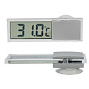 Car Auto Mini LCD Thermometre avec Horloge