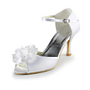 satin peep toe a fai...