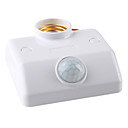 e27 du detecteur de mouvement infrarouge activee bouchon porte-le led  180-240v 