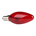 e14 1-led ampoule rouge le bougie 220v