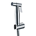 contemporaine en acier inoxydable finition chromee robinet de bidet sans tuyau dalimentation et support de douche