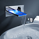 Mitigeur de Lavabo LED Campouleurs Variables Fixation Murale - Sprinkle par Lightinthebox