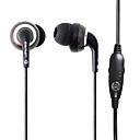 danyin basse stereo ecouteurs intra-auriculaires avec microphone et controle volumn