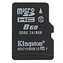 8gb 10 micro carte memoire SDHC de classe Kingston SD  TF