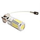 H3 600lm 7.5W 8000K 7000-Blanc oule LED haute puissance pour les les de voiture 12V DC