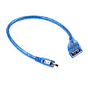 Mini USB 2.0 male vers USB 2.0 femelle 30 cm