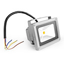 impermeable leau 10w 1000lm 3000-3500k chaude lumiere blanche inondation a conduit la lumiere 85-265v