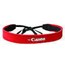 Camera Full Neck Strap rouge en neoprene pour Canon 50D 40D 30D 450D 1000D 5D