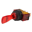 Interrupteur bascule avec voiture LED rouge Indicateur 12V Vehicule de bricolage