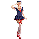 Nifty Blue Sailor Costume Halloween Dress 2 Pieces