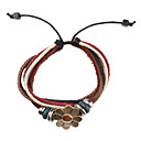 tissu et cuir bracel...