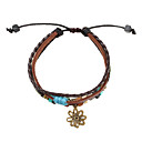 tissu et cuir bracel...