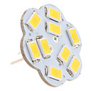 G4 45 W 9x5630 SMD 400-430LM 3000-3500K lumiere chaude Lotus blanc en forme de broche verticale ampoule LED Spot  12V 