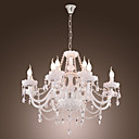 DRAPER - Lustre Cristal - 12 slots ampoule