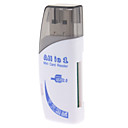 4-in-1 USB 2.0 Lecteur de cartes pour cartes MSM2SDMicroSD