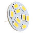 G4 45 W 9x5630 SMD 400-430LM 3000-3500K chaud Pin White Light ampoule LED spot verticale  12V 