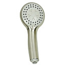 Nickel brosse contemporain ABS Cercle Pomme de douche Poignee