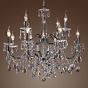 cristal de lustre moderne 2 niveaux de vie 12 lumieres