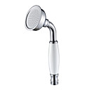 Laiton contemporain Handled Pomme de douche Chrome