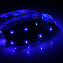 Impermeable 30cm 12 LED Bleu de bande de LED 12V