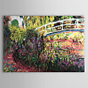 Peinture l huile realisee la main sur canevas tendu de Claude Monet