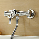 Sprinkle par LightInTheBox - fini chrome entraxe de fixation murale robinet de douche mitigeur en laiton