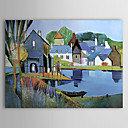 Peinture l huile realisee la main de paysage sur canevas tendu