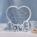 personnalise  amour  gateau de mariage Topper