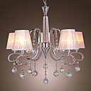 Lustre en Cristal 5 ampoules Style Moderne