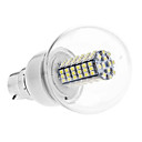 B22 5W 102x3528 SMD 400-420LM 6000-6500K Lumiere Naturelle Blanc ampoule LED Ball 110V220V