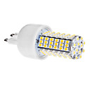 G9 5W 102x3528 SMD 400-420LM 3000-3500K blanc chaud ampoule LED AC 110-130ac 220-240 V