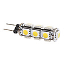 G4 SMD 2W 13x5050 160-3000-3500K 180lm chaude ampoule LED Blanc Corn  12V 