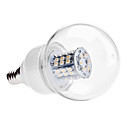 ampoule LED Ronde Blanc Chaud 110V220V E14 3.5W 48x3528 SMD 230-250LM 3000-3500K