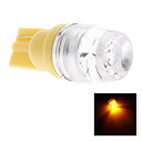 t10 1.5W oule LED jaune pour le constructeur automobile lateral DC 12V