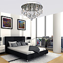 100W Lumiere moderne plafond elegant avec 5 feux en perles Design Cristal