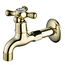 Ti-finition PVD fixation murale antique de style Salle de bain Robinets en laiton Robinets devier lavage machine