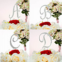 Magnifique monogramme de mariage strass Cake Topper