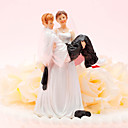 Holding Le Groom Wedding Cake Topper