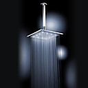 Chrome Laiton Finition 12-inch Campouleur Blanc LED Pomme de douche carree au plafond Chrome Laiton Finition 12-inch Campouleur Blanc LED Pomme de douche carree au plafond