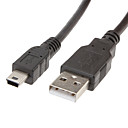 cable USB vers mini-USB pour appareil portable 1.5m